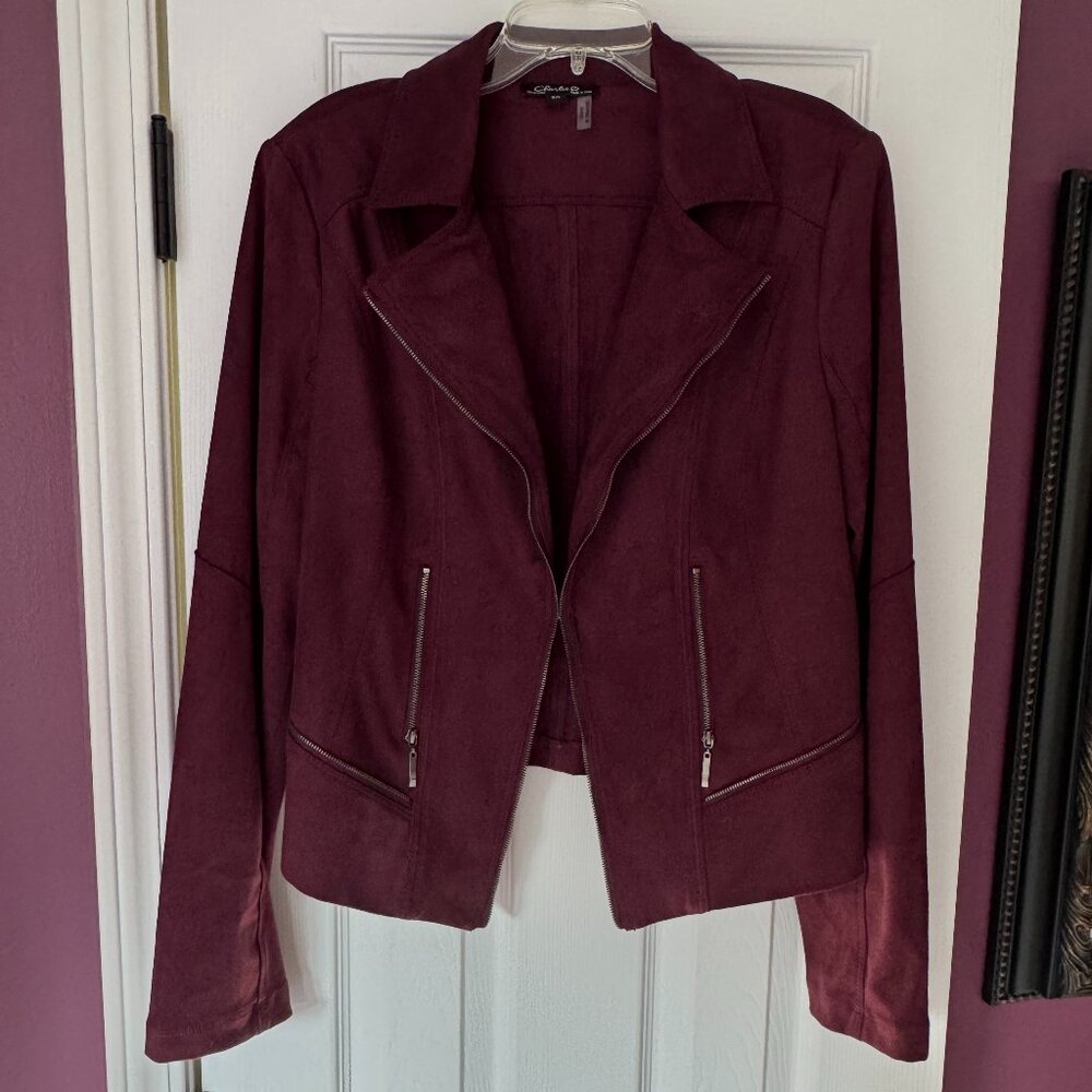Faux Suede Jacket